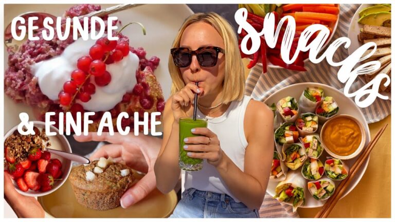 Gesunde Vegane Snack-Ideen f&uuml;r Genuss
