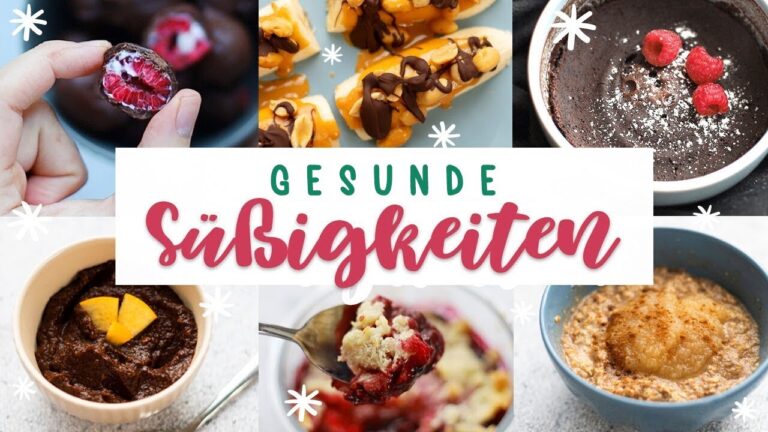 Gesunde Snacks ohne Zuckerzusatz