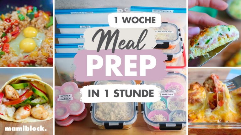 Familienfreundliche Meal Prep Rezepte